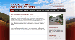 Desktop Screenshot of eauclairegospelcenter.com